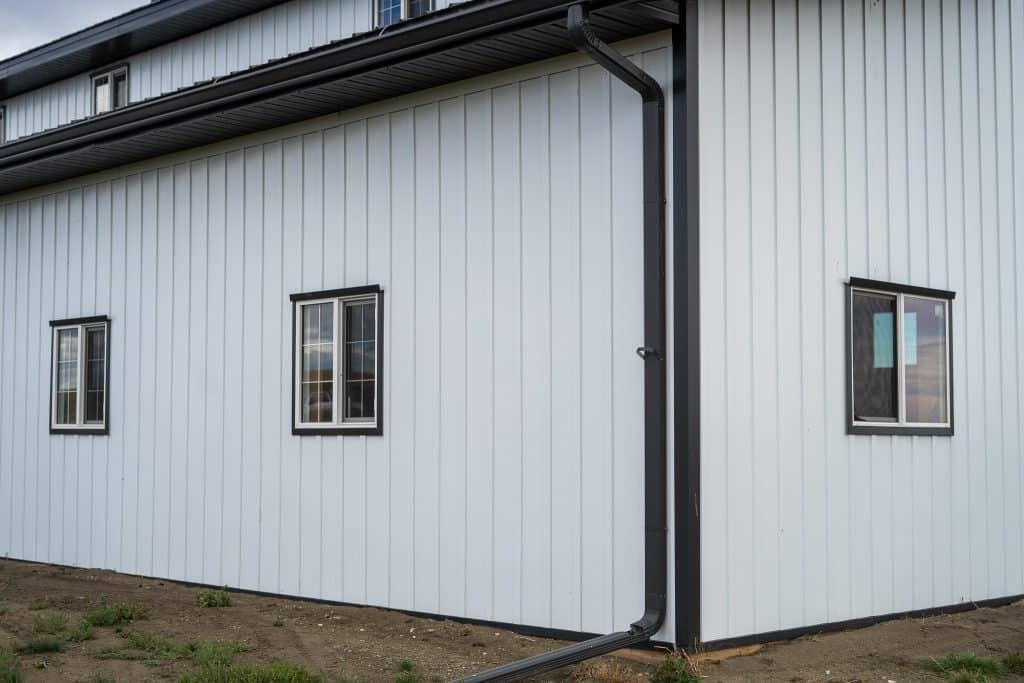 Metal cladding - post frame advantage